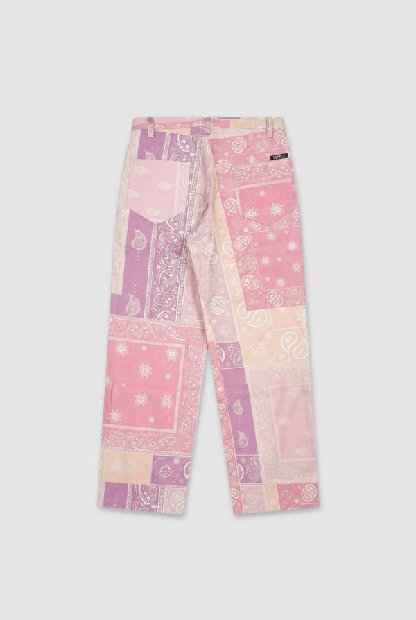 Toffle — Paisley Red Jeans