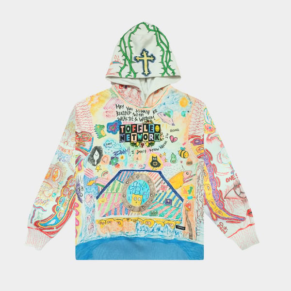 Toffle — Handpainted Graffiti Hoodie