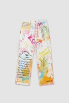 Graffiti White Jeans view 1
