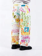 Graffiti White Jeans view 4