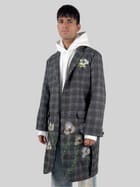 Grey Wool Overcoat view 1