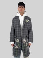 Grey Wool Overcoat view 2