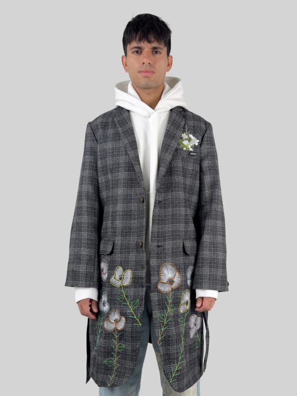 Toffle — Grey Wool Overcoat