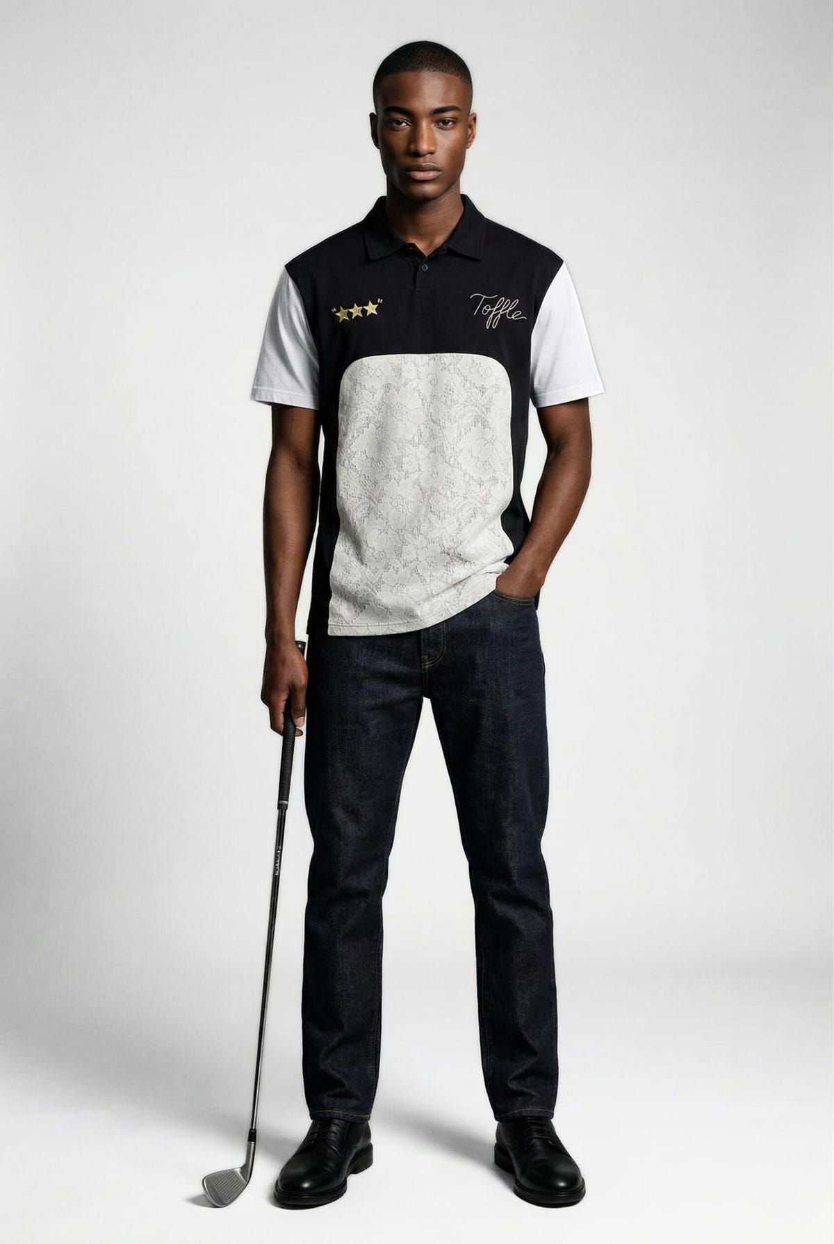 Floral Polo T-shirt - image 3