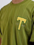 Green Stripe Jersey T-shirt view 3
