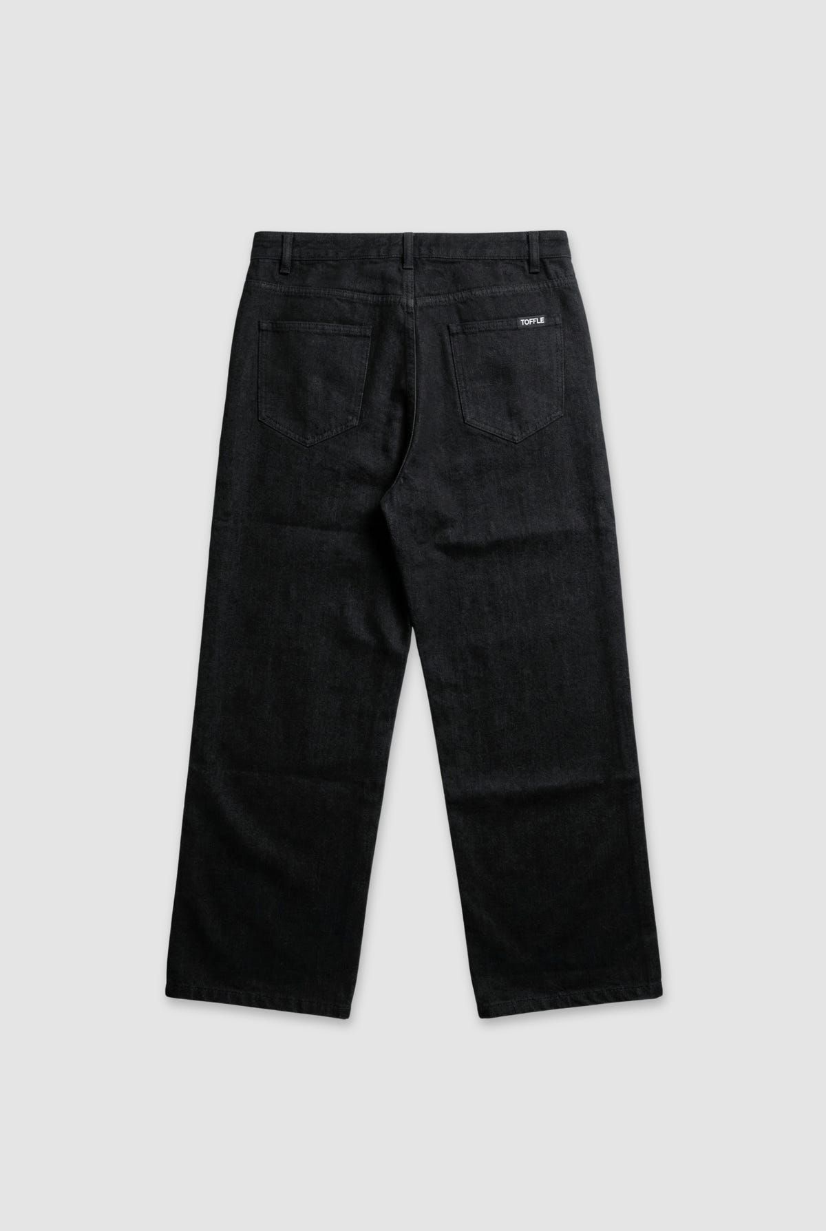 Black Printed Knee Jeans - image 2