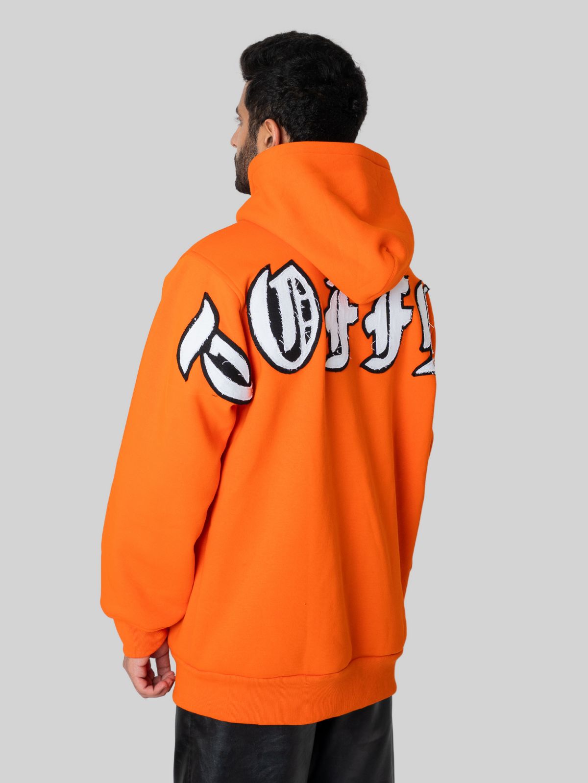 Orange Box Logo Hoodie - image 2