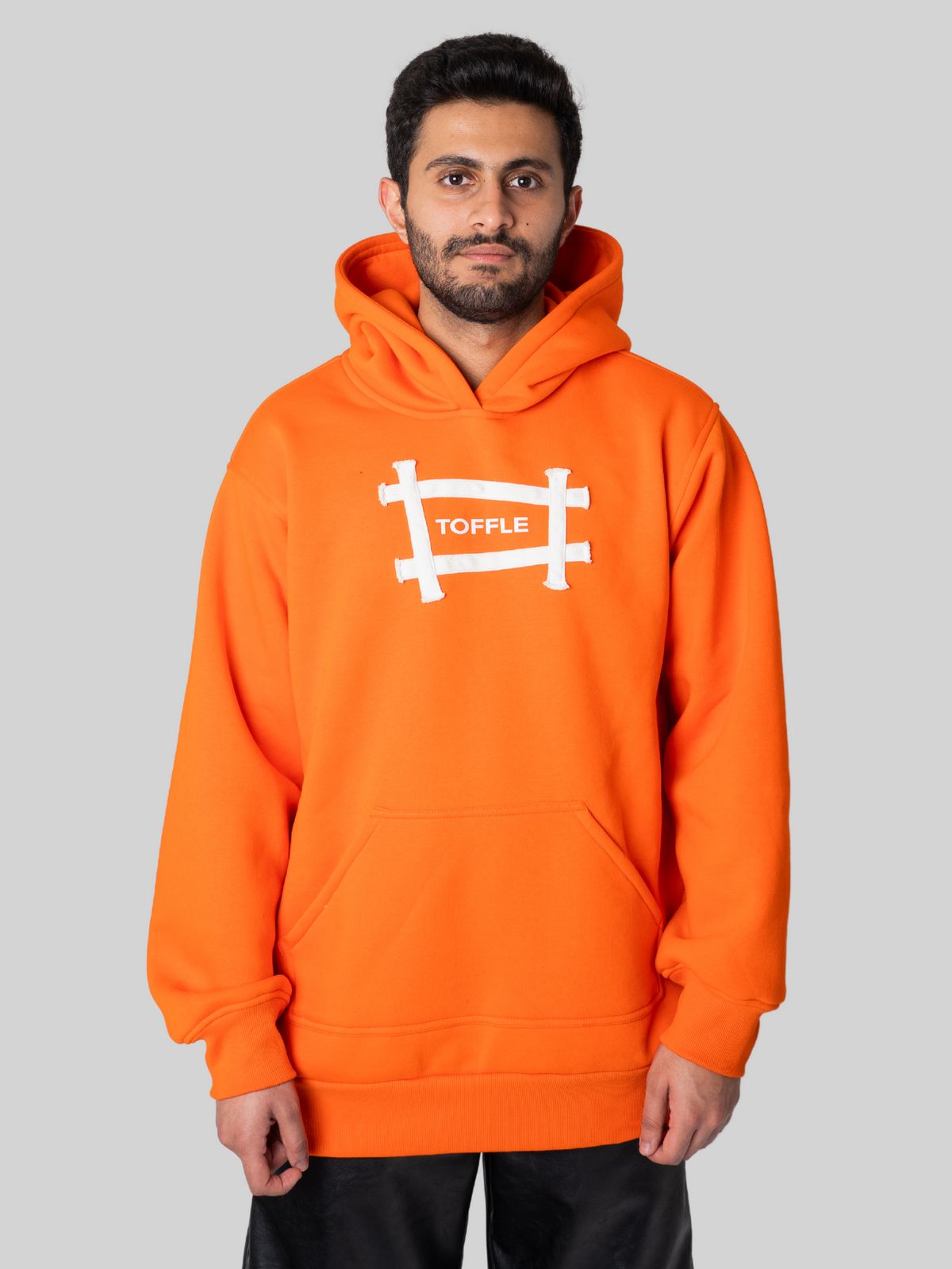 Orange Box Logo Hoodie - image 3
