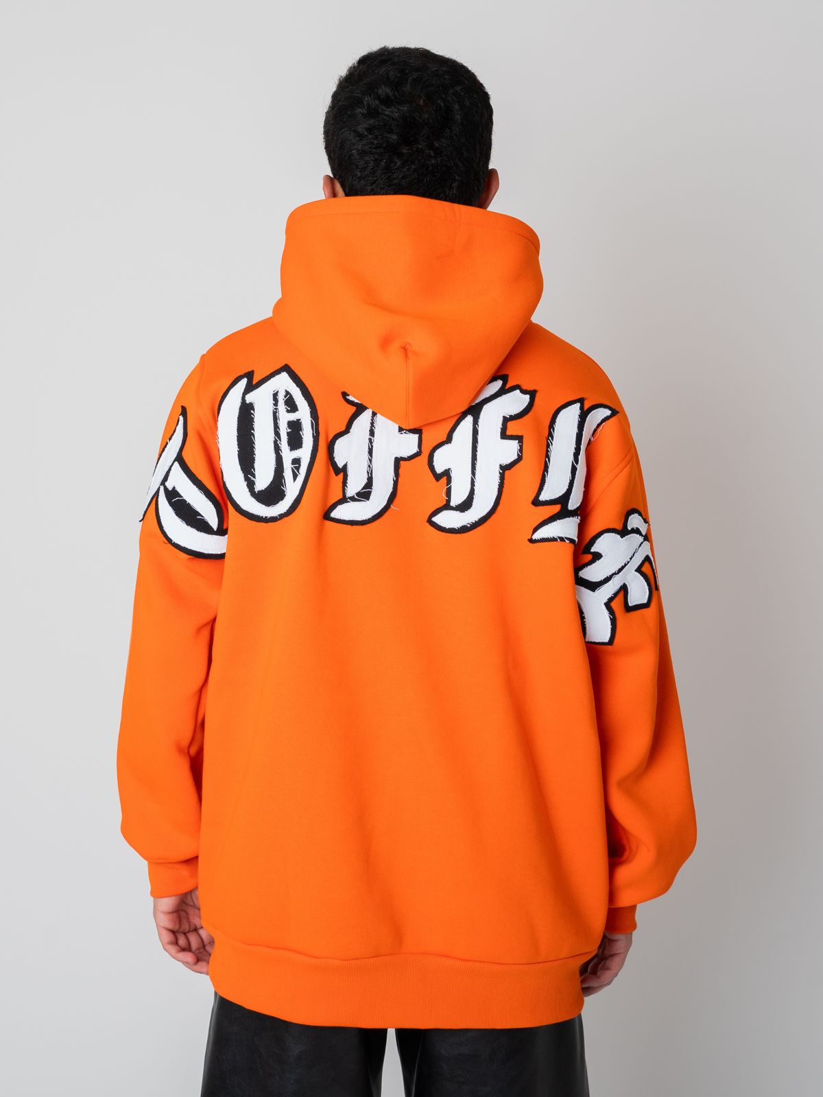Orange Box Logo Hoodie - image 4