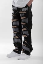 Black Ripped Jeans view 1