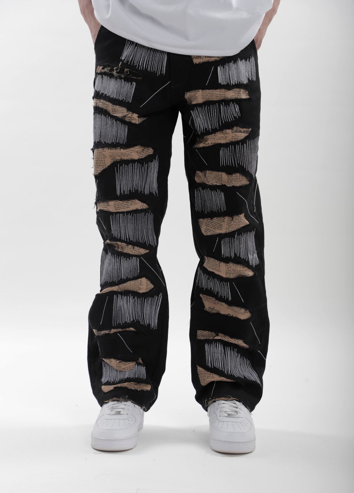 Black Ripped Jeans - image 3