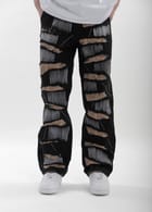 Black Ripped Jeans view 3