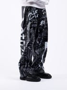 Graffiti Leather Jeans view 6