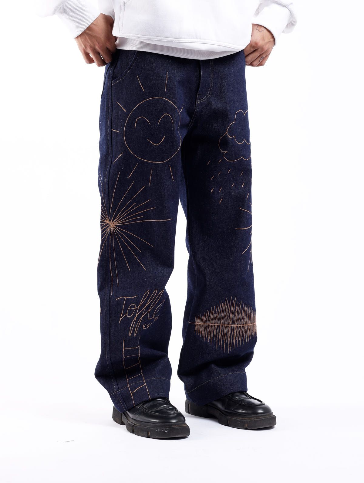 Raw Doodle Jeans - image 2