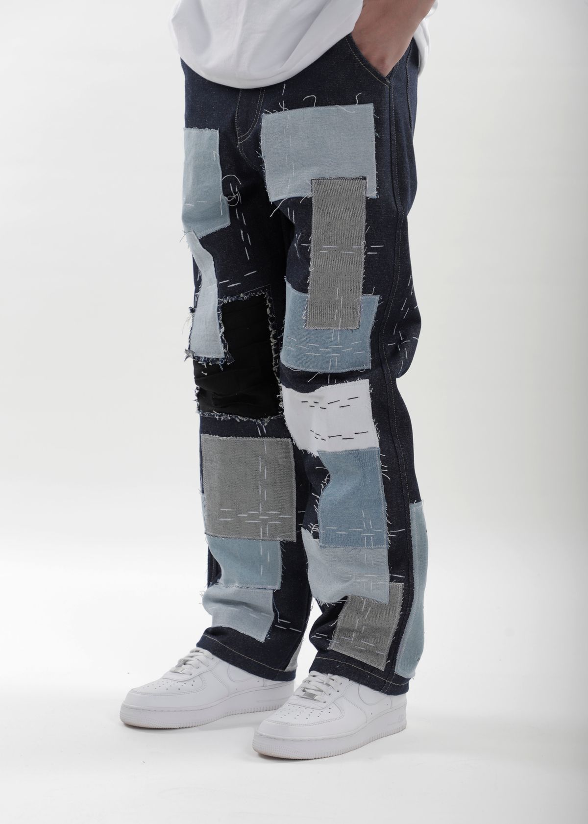 Sashiko Boro Jeans - image 1