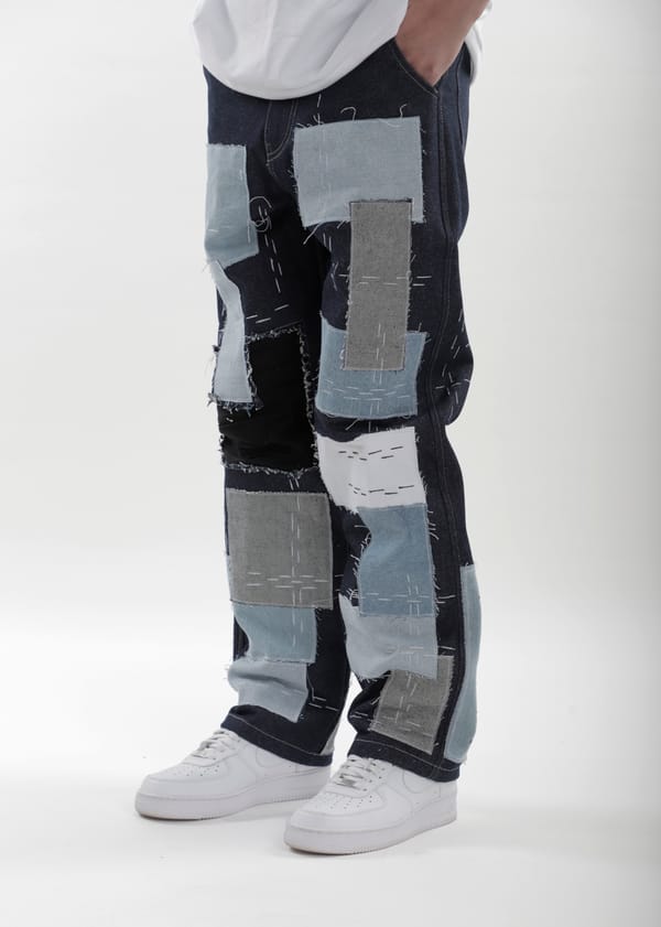 Toffle — Sashiko Boro Jeans