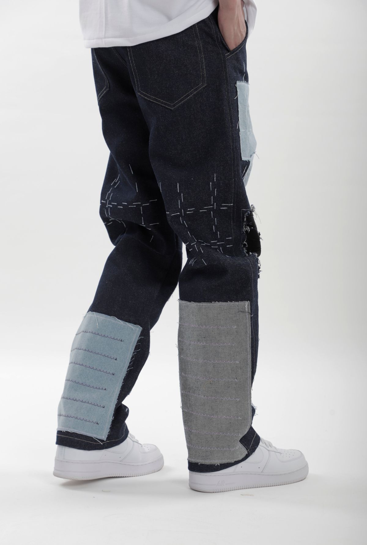 Sashiko Boro Jeans - image 2