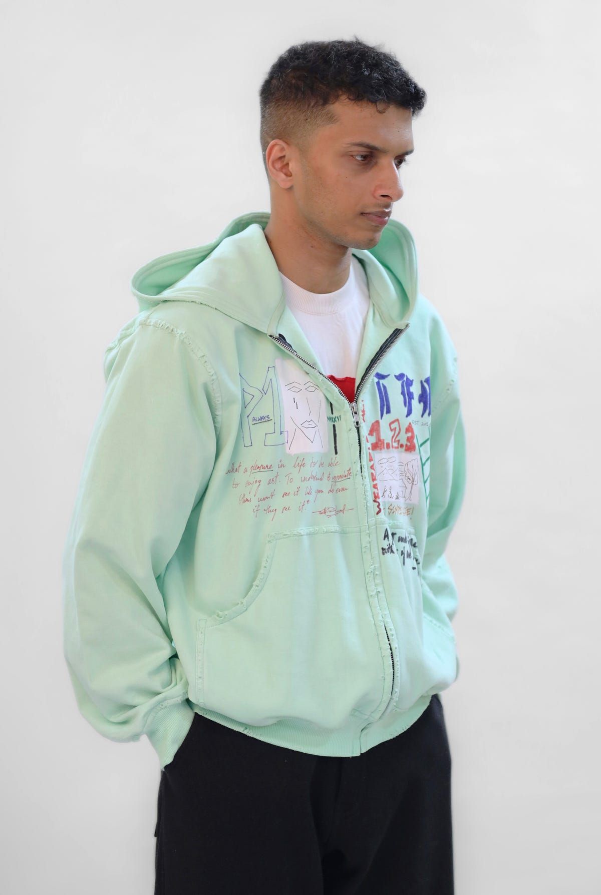 Modern Art 1 Hoodie - image 3
