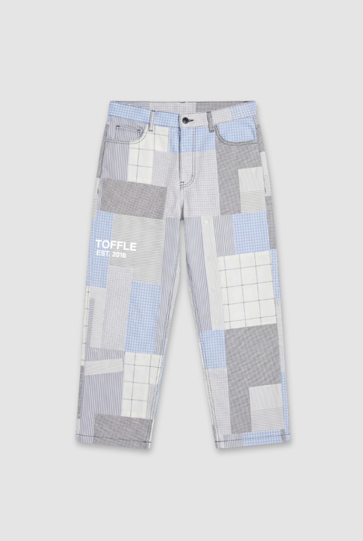 Checkered Jeans - image 1