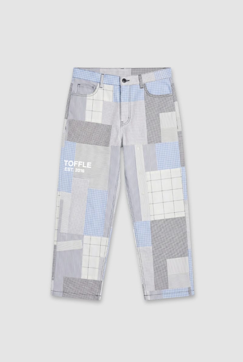 Checkered Jeans
