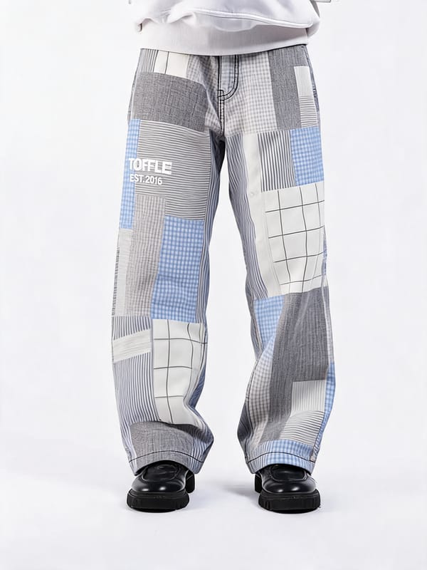 Toffle — Checkered Jeans
