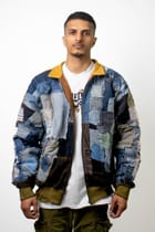 Denim Upcycled Jacket view 3