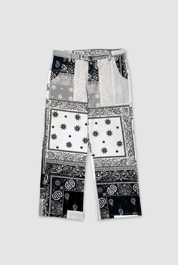 Toffle — Paisley Black Jeans