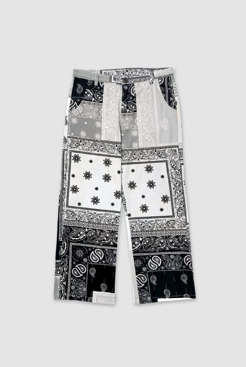 Paisley Black Jeans