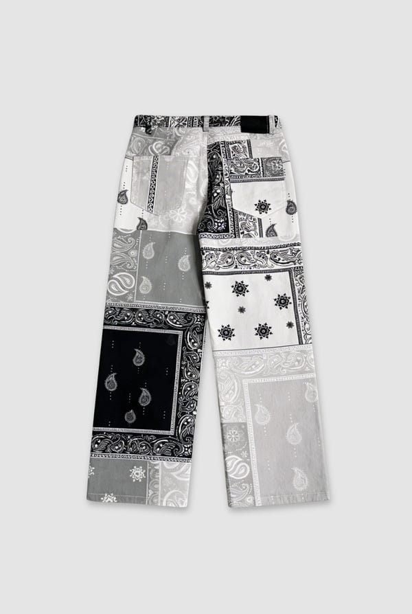 Toffle — Paisley Black Jeans