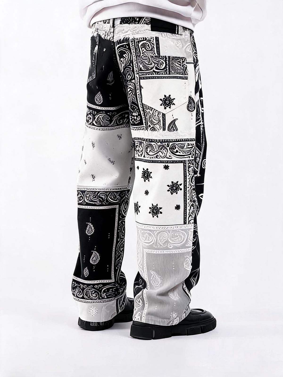 Paisley Black Jeans - image 4