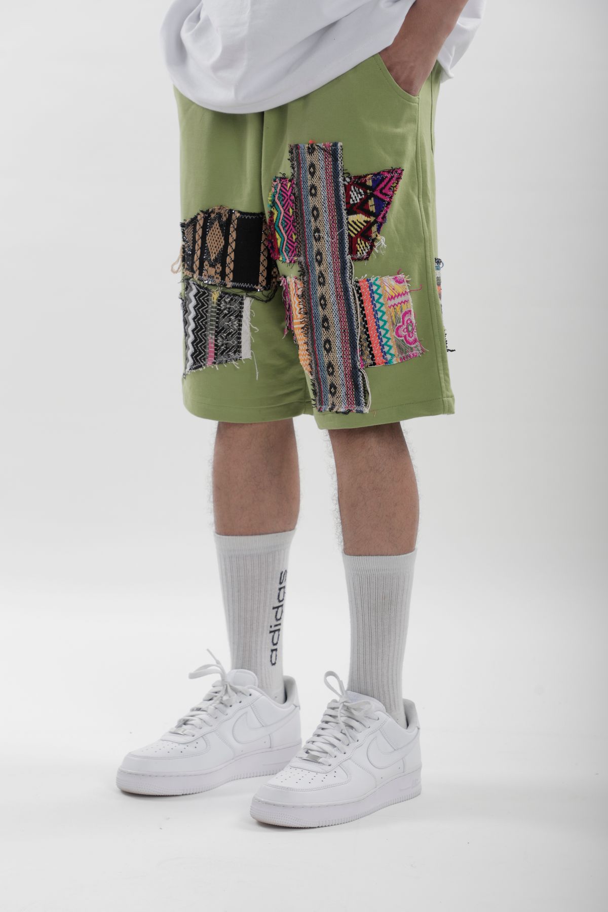 Artistic Stitched Shorts - image 1