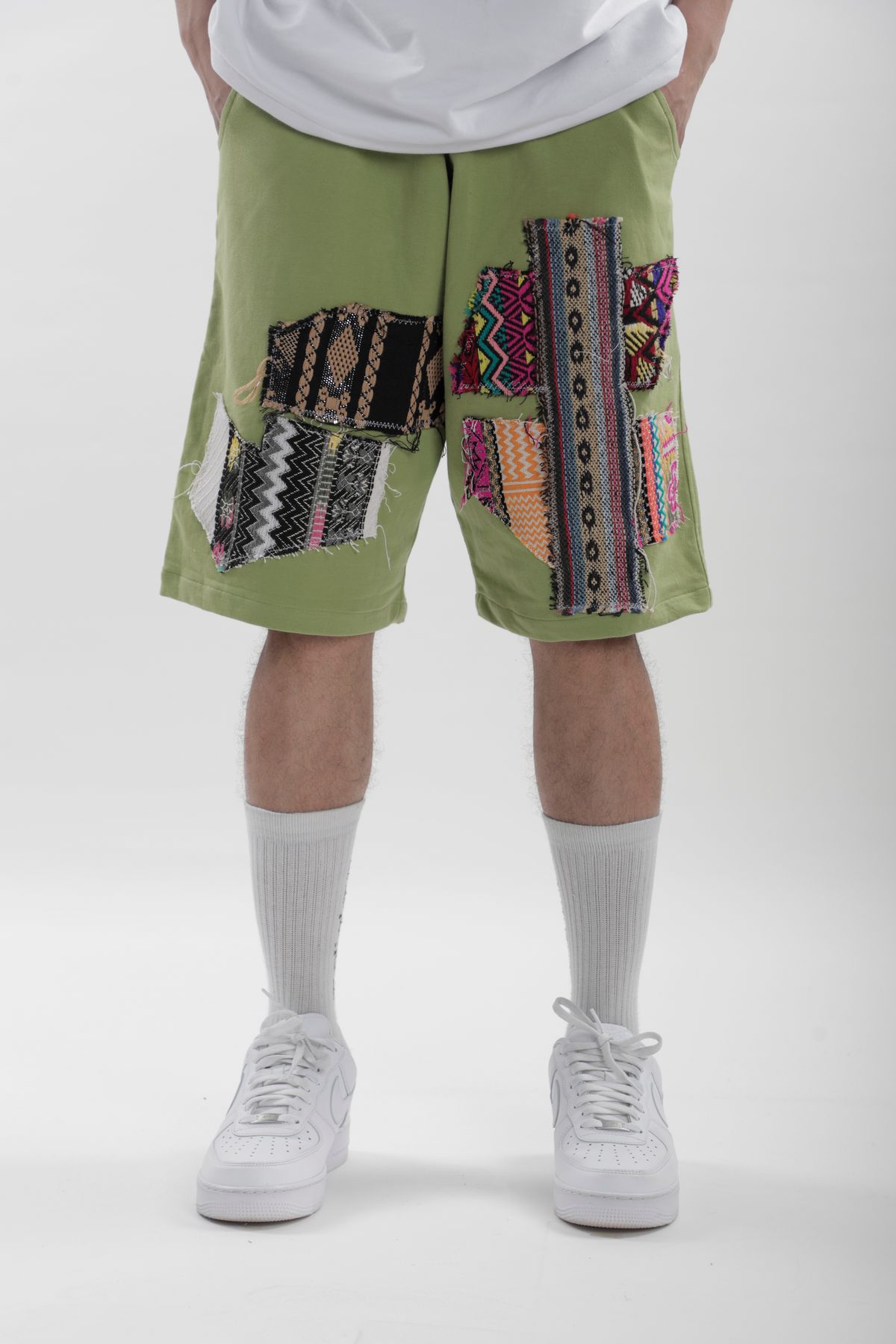 Artistic Stitched Shorts - image 3