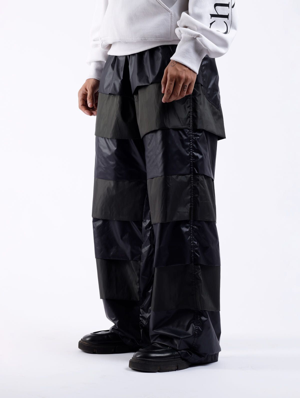 Layered Shell Jeans - image 4