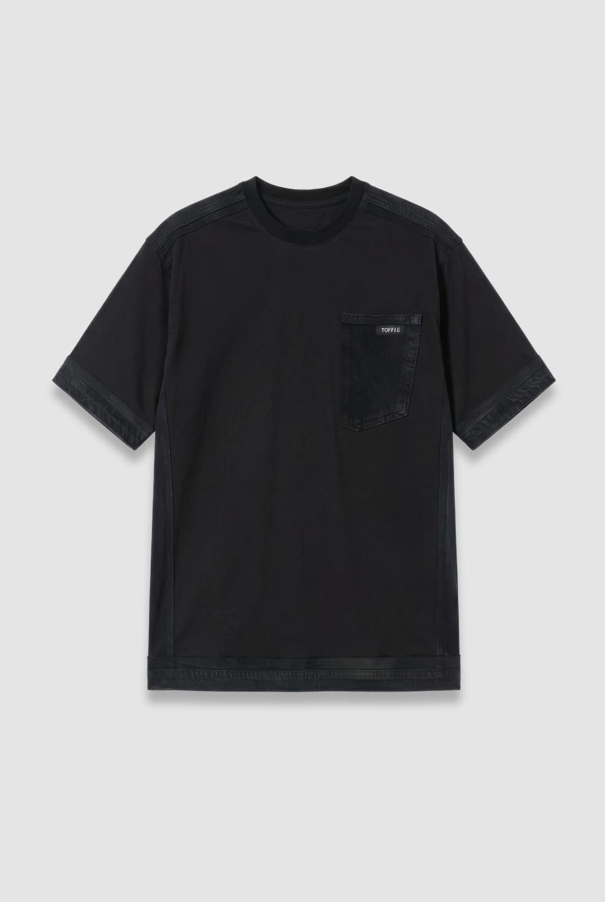 Black Denim T-shirt - image 1