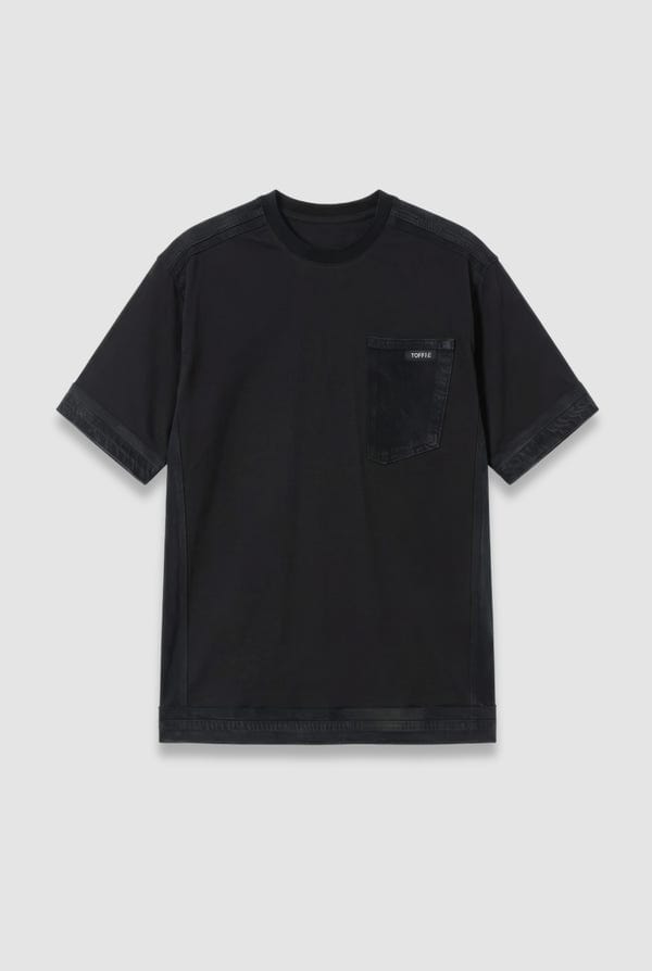 Toffle — Black Denim T-shirt
