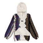 White Artistic Stitched Hoodie view 5
