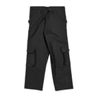 Black Leather Carpenter Pants view 5