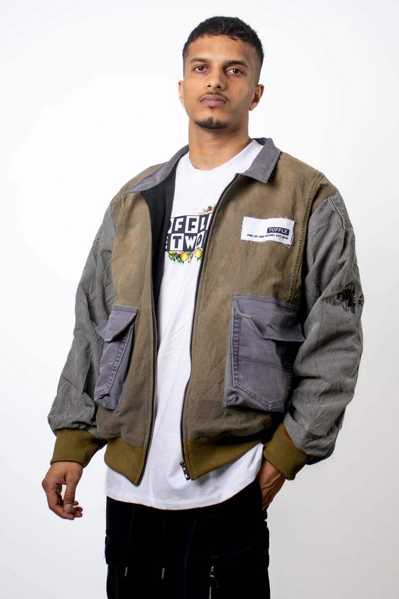 Reconstructed Olive Jacket