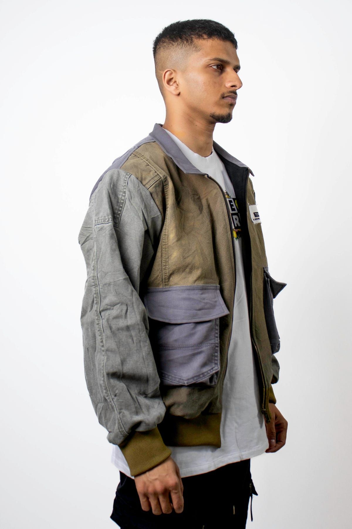 Reconstructed Olive Jacket - image 2