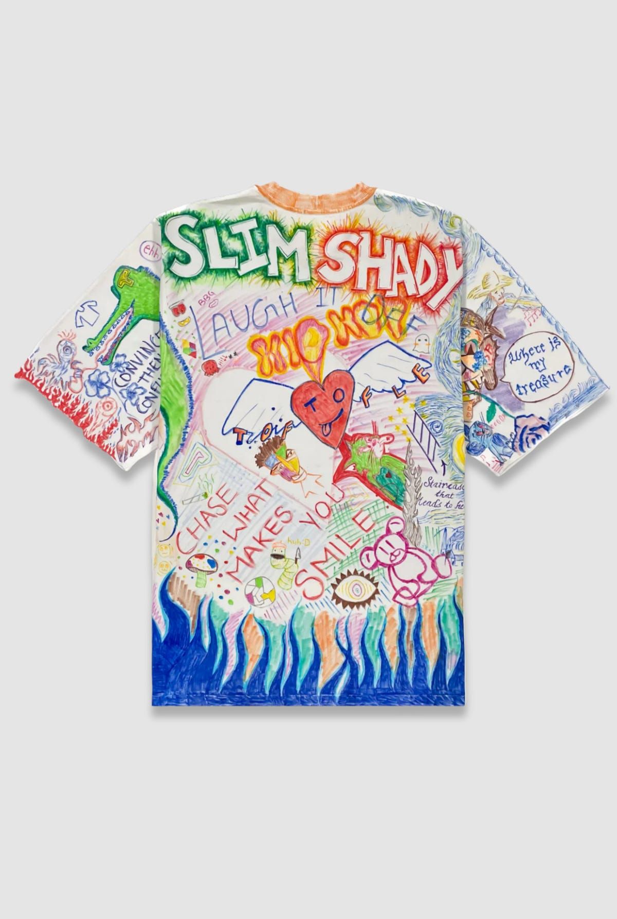 Handpainted Graffiti T-shirt - image 2