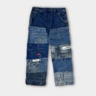 Blue Layered Jeans view 3