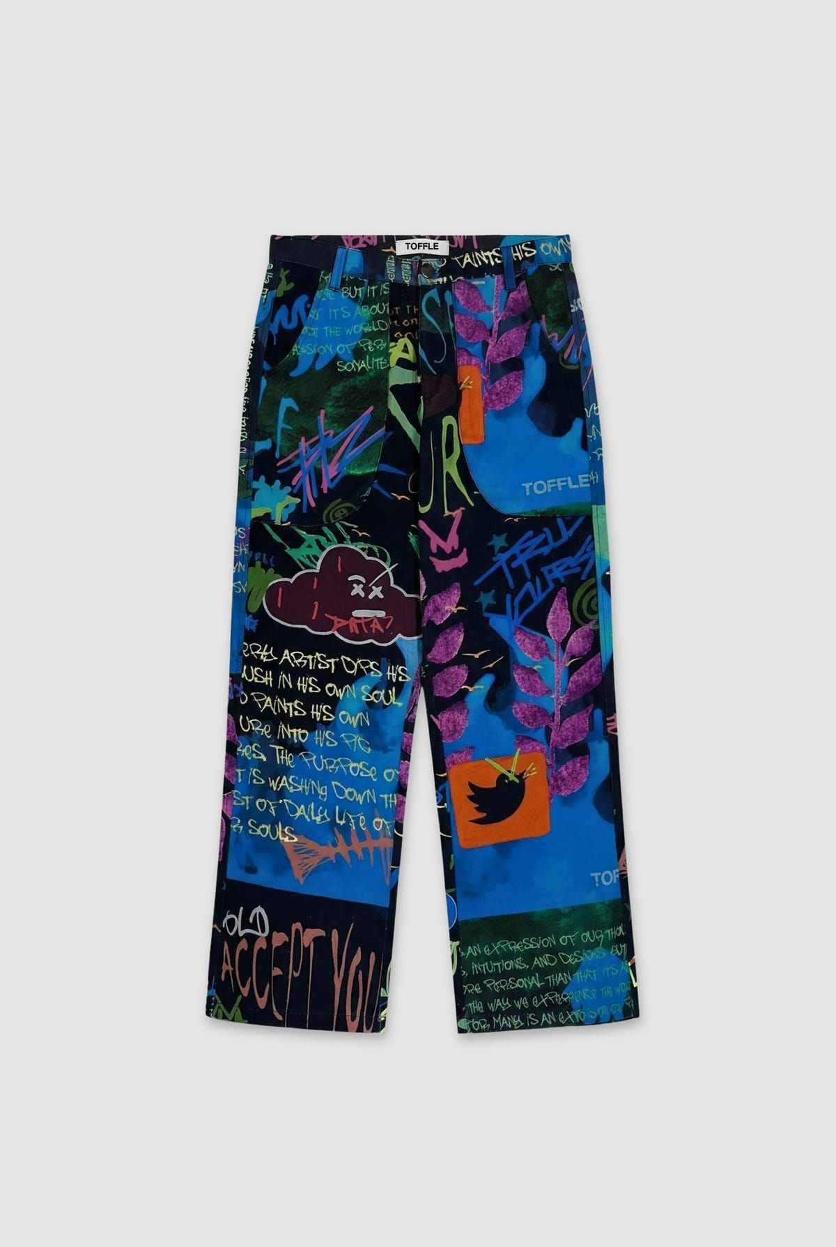 Graffiti Black Jeans - image 1