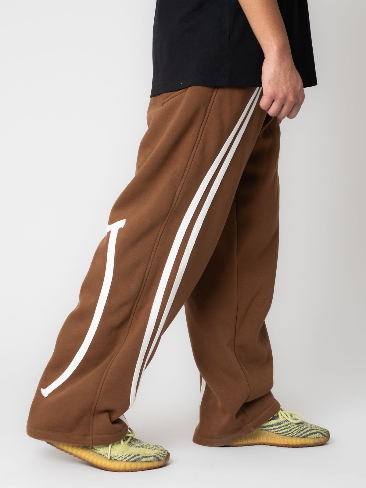 Brown Curved Joggers - image 2
