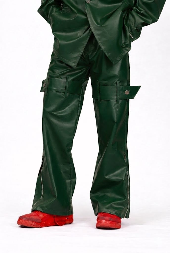 Leather Utility Jeans - image 7