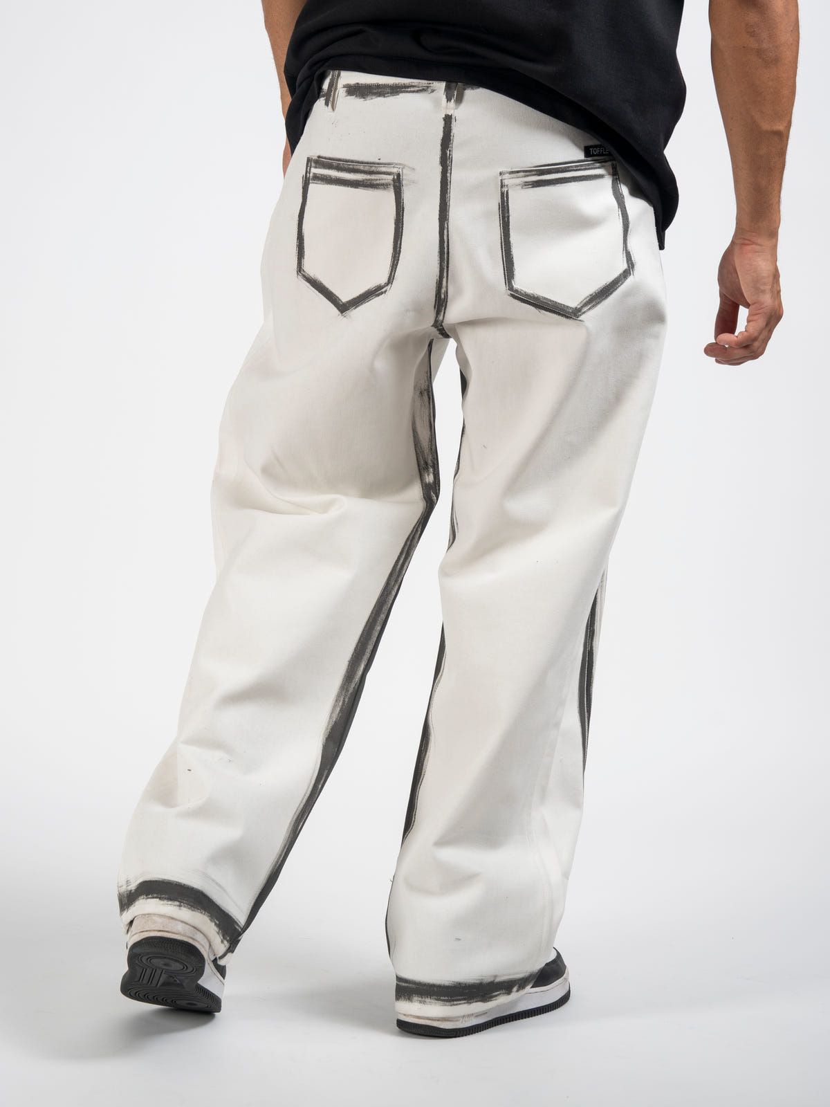 White Brushed Jeans - image 4