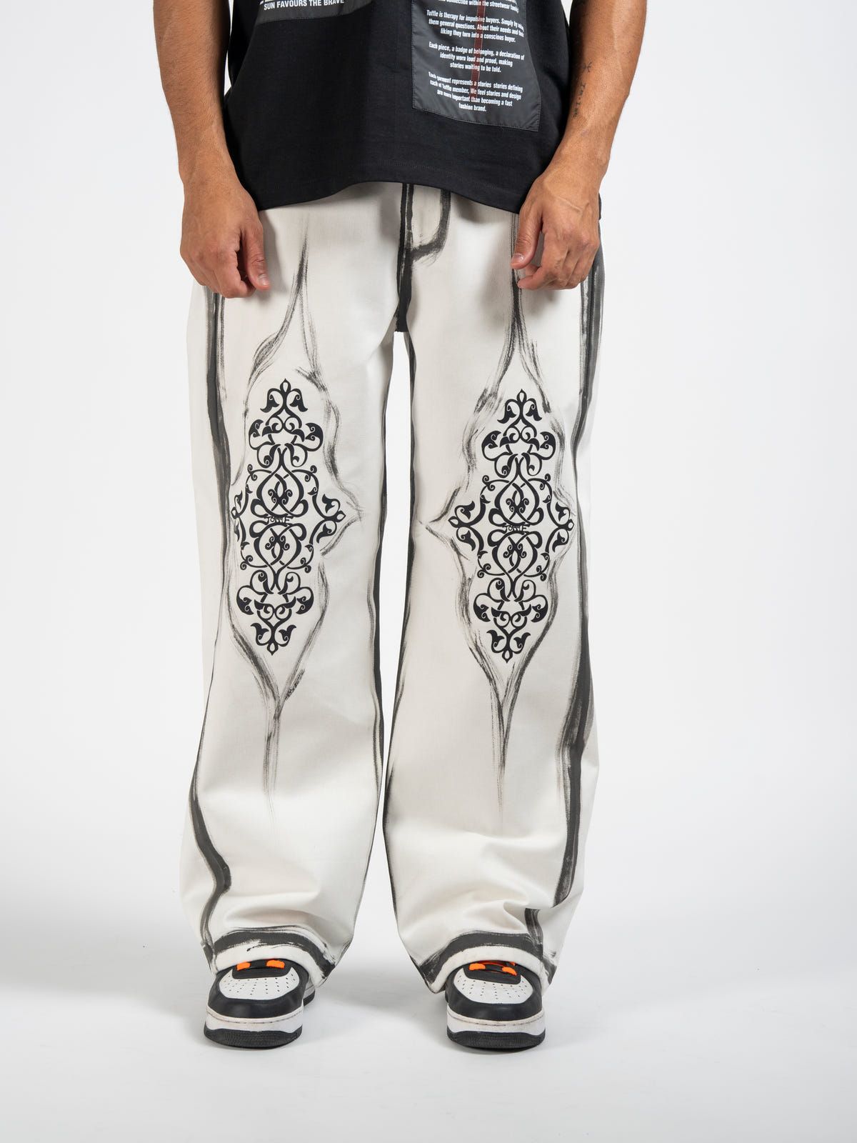 White Brushed Jeans - image 5