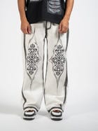 White Brushed Jeans view 5