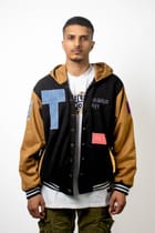 Suede Varsity Jacket view 3