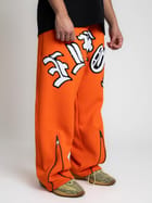 Orange Chainsaw Joggers view 1