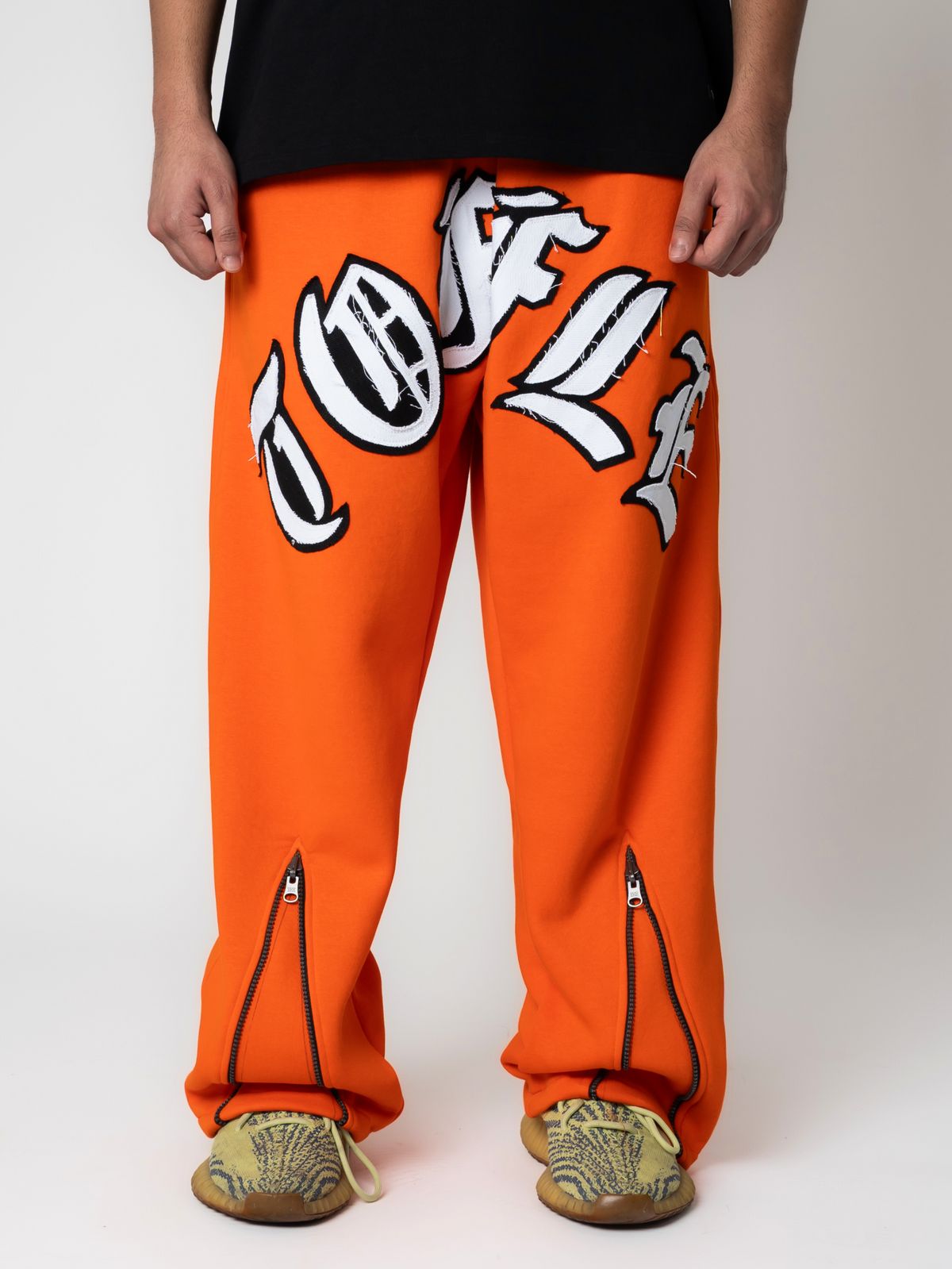 Orange Chainsaw Joggers - image 3